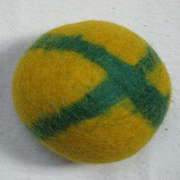 Jonglierball "gelb/grün"