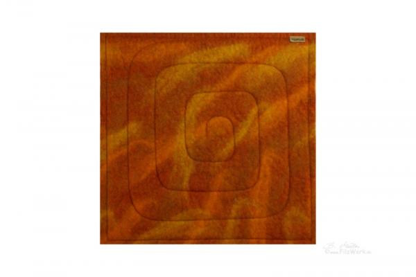 Sitzauflage / Quadrat orange