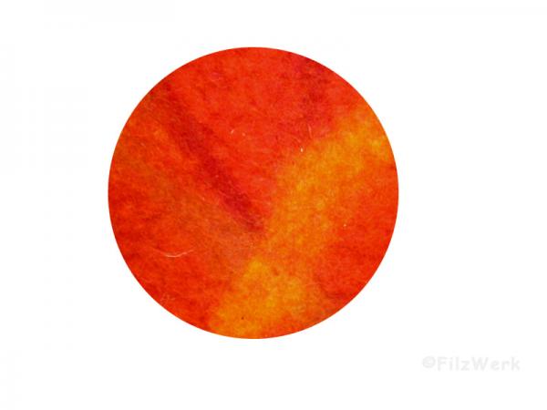 Untersetzer rund "orange"