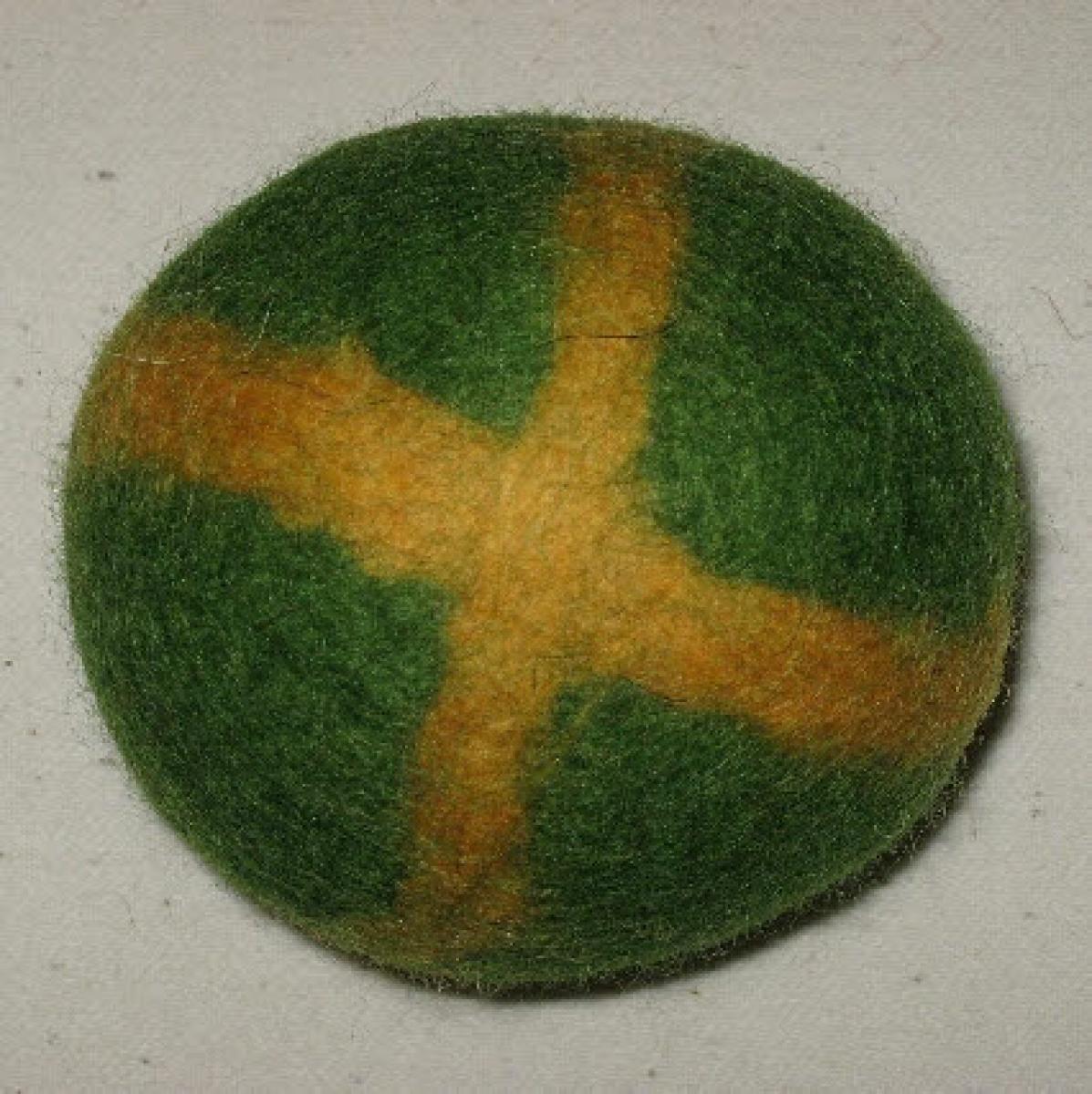 Jonglierball "grün/gelb"