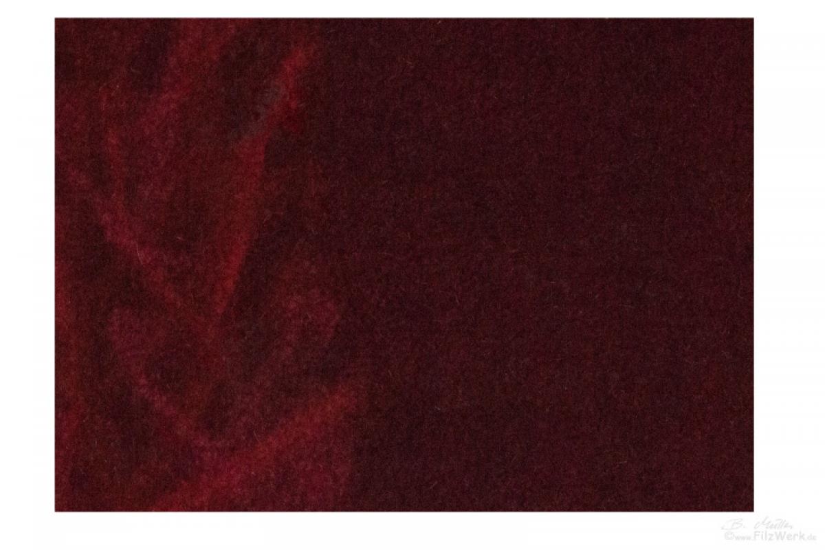 Platzdeckchen Rechteckig 35 x 45 cm dunkel rot